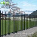 Spear Top Metal Steel Ornamental Fencing de hierro forjado